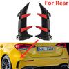 Для Mercedes Benz A Class W177 Хэтчбек A180 A200 A220 A250 A35 2019+ Накладка на задний бампер Губа Спойлер Наклейки Канарды на крылья Плавники