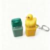 Fingertip Button Frog Croaking Fidget Toy Plastic Keyboard Sound Keyring  Children Adult