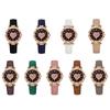Casual Electronic Watch Leather Strap Wrist Watches Fashion Quartz Wristwatches  Women