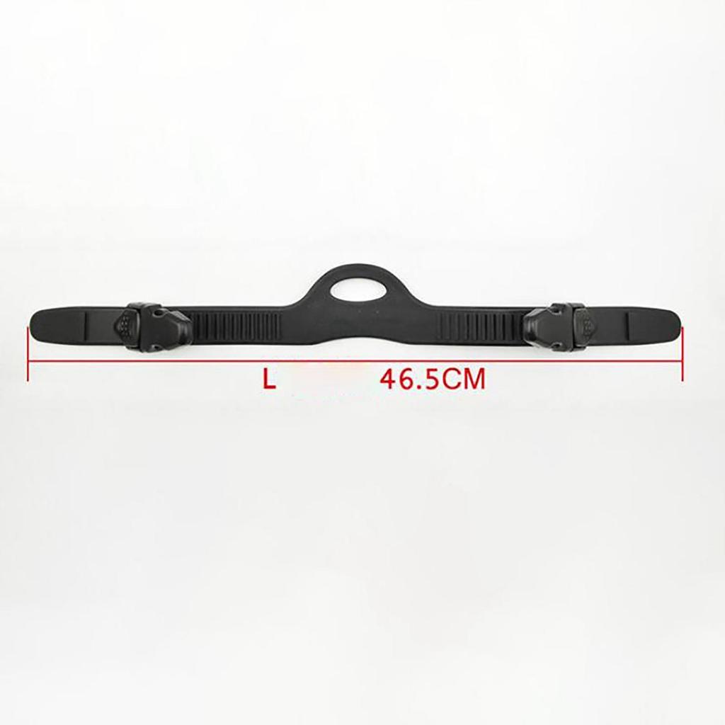 2Pcs Rubber Fin Straps Adjustable Set Diving Accessory for Scuba Fin Swimming Snorkeling