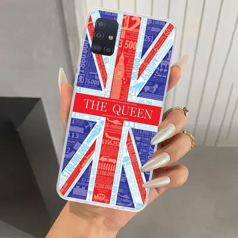 Чехол для телефона Union Jack Флаг Англии Великобритании для Samsung Galaxy A52 A32 A22 A12 A02S A50S A30S A10S Note 20 Ultra 10 Plus S10 A31 A20 A