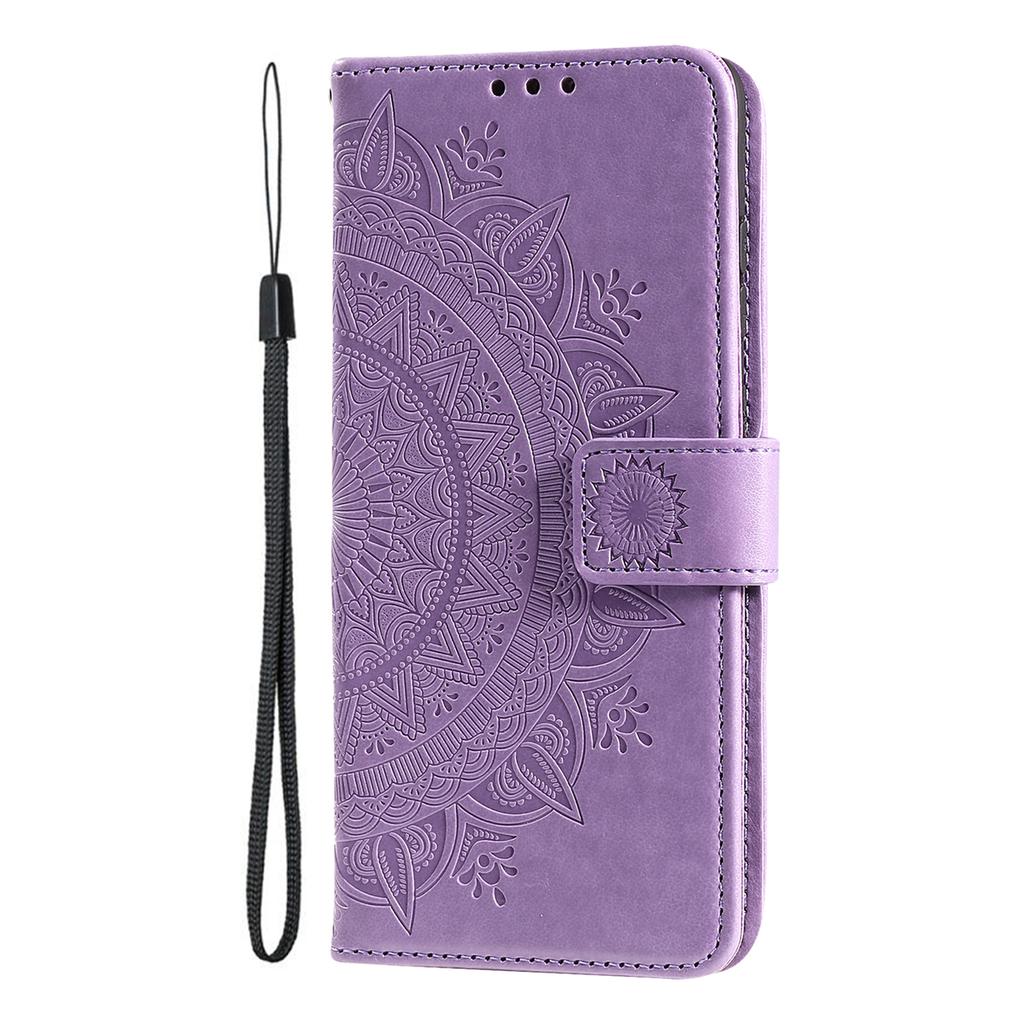 For Motorola Edge 50 Neo 5G/Moto S50 5G/Thinkphone 25 5G Case Imprinted Totem PU Leather Wallet Stand Phone Cover