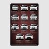Lancer Evolution Heritage v2 Spec Классический Автомобиль Металлический Постер Знак Бар Гараж Клуб Кастом Паб Декор Стены Жесть Декор Комнаты Декор Дома