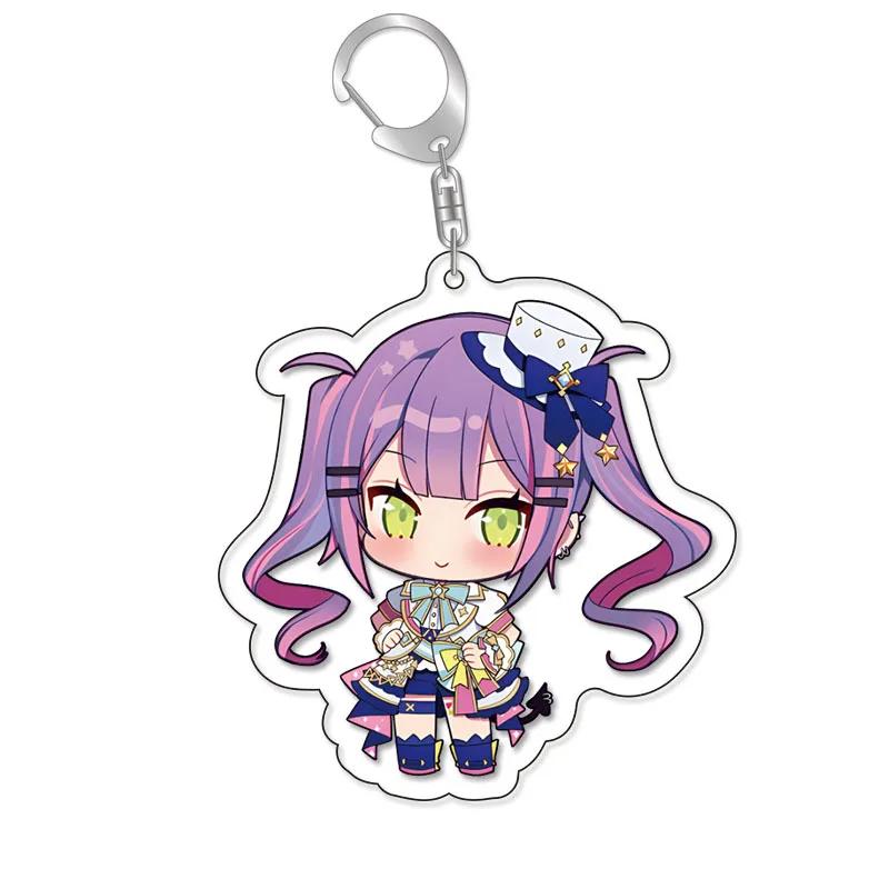 Lovelive Vtuber Накири Аямэ Сираками Фубуки Минато Аква Гавр Гура Милый Мультяшный Брелок Каваии Брелок Части для Сумки и Модный Подарок