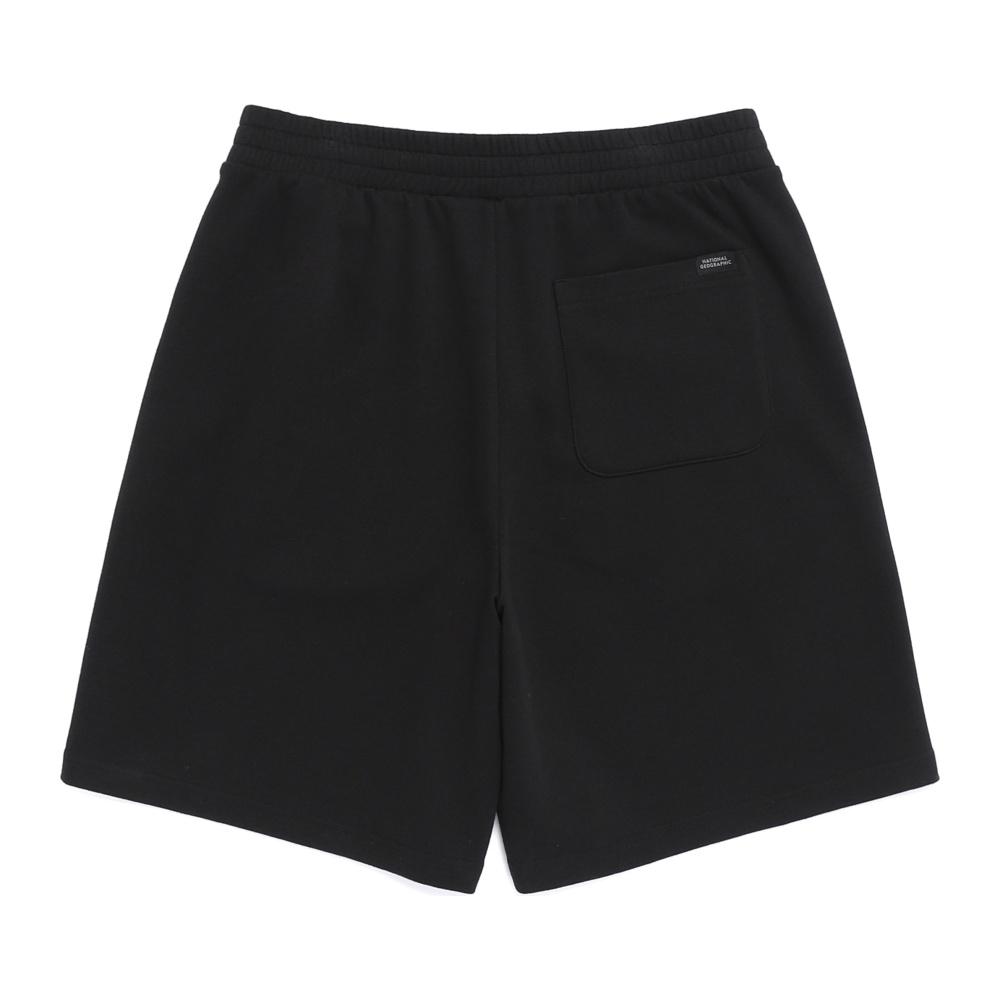 NATIONALGEOGRAPHIC N262Uhp060 Lightweight Sweat Knee-Length Shorts Black