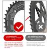 32T/34T/36T/38T 104BCD Велосипеды Круглая Форма Узкий Широкий Звездочка Цепи Велосипед Круг Шатунный Комплект Односкоростной Части