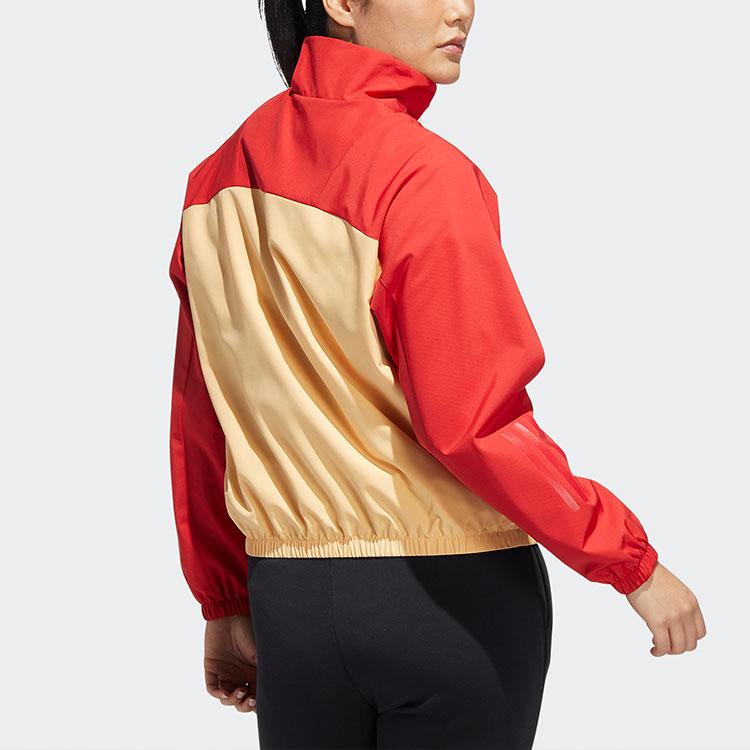 Adidas CNY Patchwork Sports Jacket Women Outerwear Light-Crimson HI3265