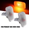 1/2 шт 12 В автомобильный боковой габаритный указатель поворота повторитель света лампа сигнала поворота автомобильные аксессуары для Peugeot 406 1999 2000 2001 2002 2003