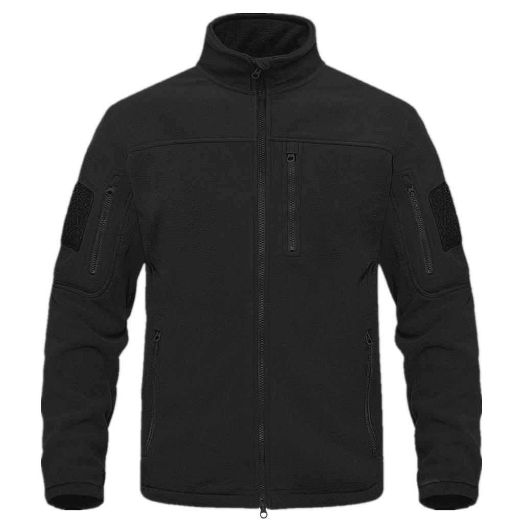 Warm Fleece Jacket Men's Tactical Jacket Softshell Jacket Outdoor Hiking Outwear Windbreaker Thicken Coat