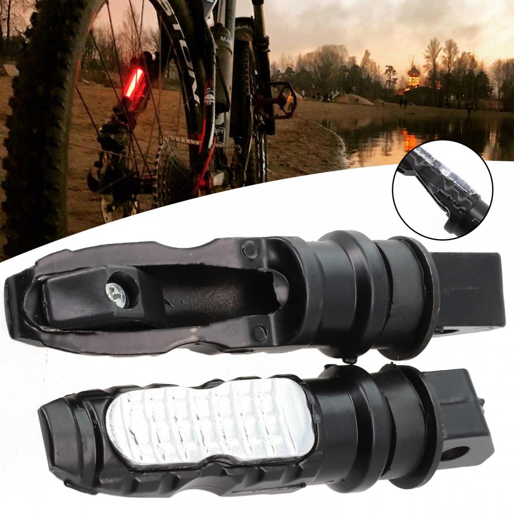 2 шт. Мотоциклетные задние подножки для пассажира Общие подножки из алюминиевого сплава