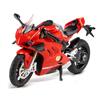 1/12 масштаб Panigale V4S, гоночная модель мотоцикла из сплава для беговых лыж, имитация игрушки, уличная модель мотоцикла, коллекция, подарок для детей