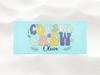 Ретро пляжное полотенце с цветочным принтом 'Cousin Crew', Милое летнее пляжное полотенце с цветами для семейного отпуска