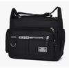 Men's Shoulder Bag Oxford Cloth Casual Travel Crossbody Bag Large Capacity Middle-aged Small Square Bag Tool Bag