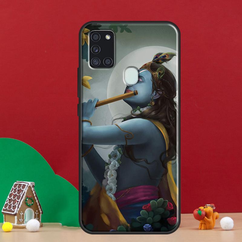Indian God Lord Krishna Cover For Samsung Galaxy A54 A34 A14 A32 A12 A22 A52 A72 A13 A33 A53 A50 A52S A51 A71 Back Case