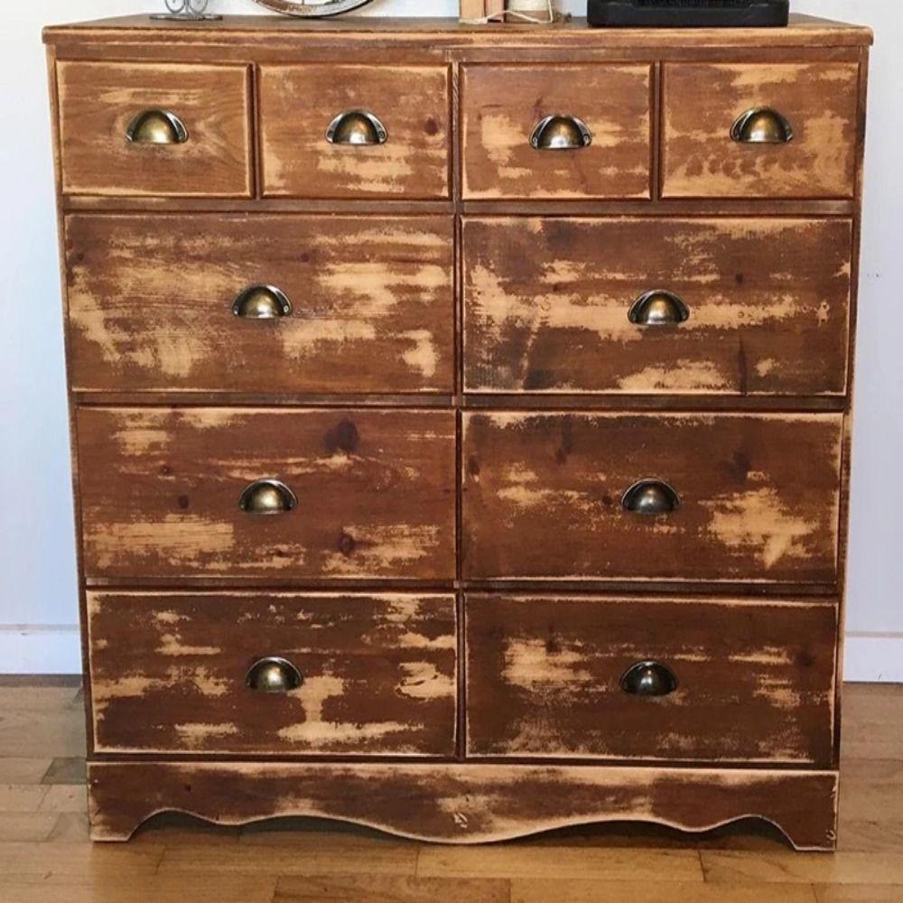 30pcs Furniture Hardware Wardrobe Drawer Pulls Luxury Shell Handle Cabinet Door Knobs  Home Decor