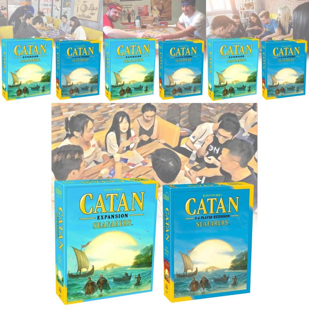 Захватывающее английское издание настольной игры Catan Island 5-е издание дополнение для 5-6 игроков карточки для вечеринок