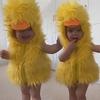 2025 Kids' Little Yellow Duck Hooded Vest Halloween Costume for Role Play and Stage Fun