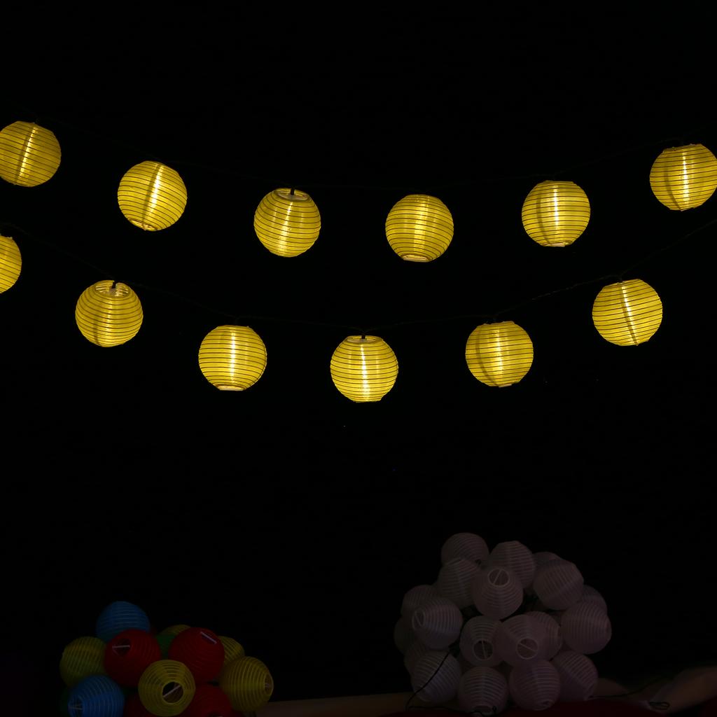 5Meters/16.4Ft 20 LEDs Solar Powered Energy Fairy String Lantern Light Lawn Lamp with Constant