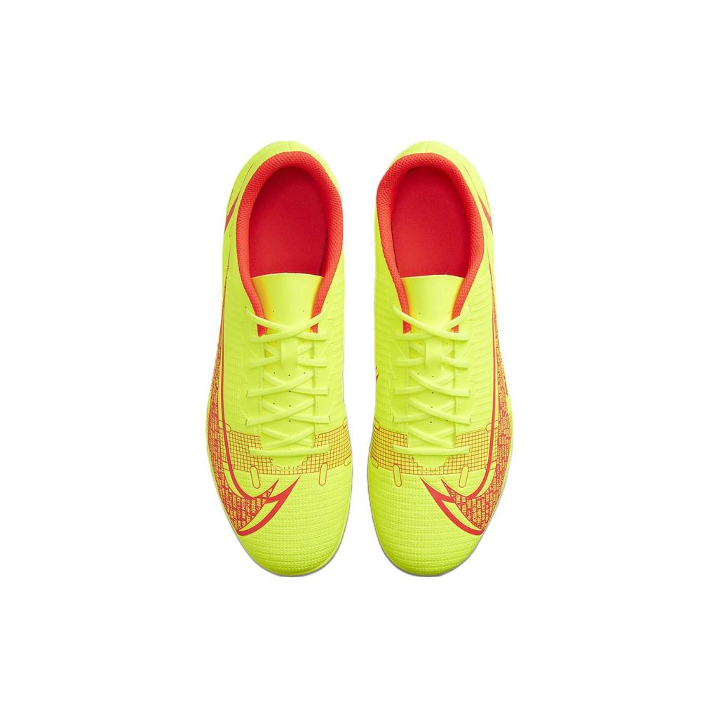 Nike Mercurial Vapor 14 Club FG MG Motivation Pack Unisex Sneakers Green Volt Bright-Crimson CU5692-760