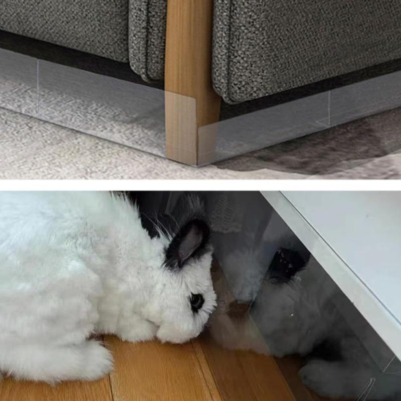 8 Pack Pet Proof Gap Guard Adjustable Barrier for Sofa Bed Under Strong Adhesive Easy Install