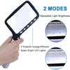 for Reading with 5 Led Lights Sewing Magnifier Optical Instrument LED Loupe Magnifying Glass