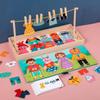 Montessori Wooden Dress-Up Puzzle Game for Kids: Changeable Outfits for Boys & Girls