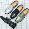 Men'S Dress Shoes High Quality Formal Leather Shoes For Men Tassel Casual Leather Social Oxford Shoes Loafers Male Slip On