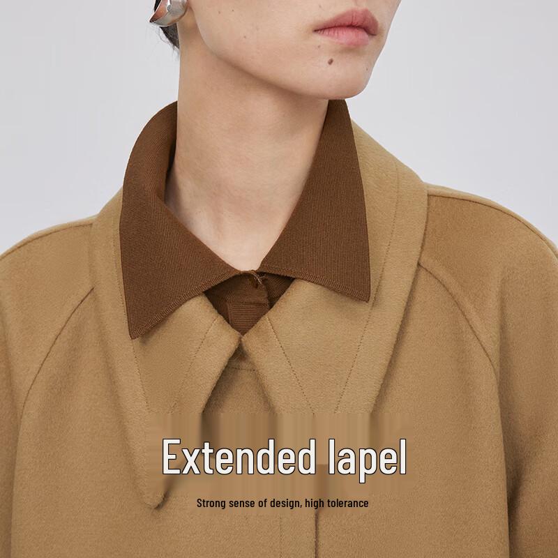 LESS 2023 Cashmere Blend Long Wool Coat
