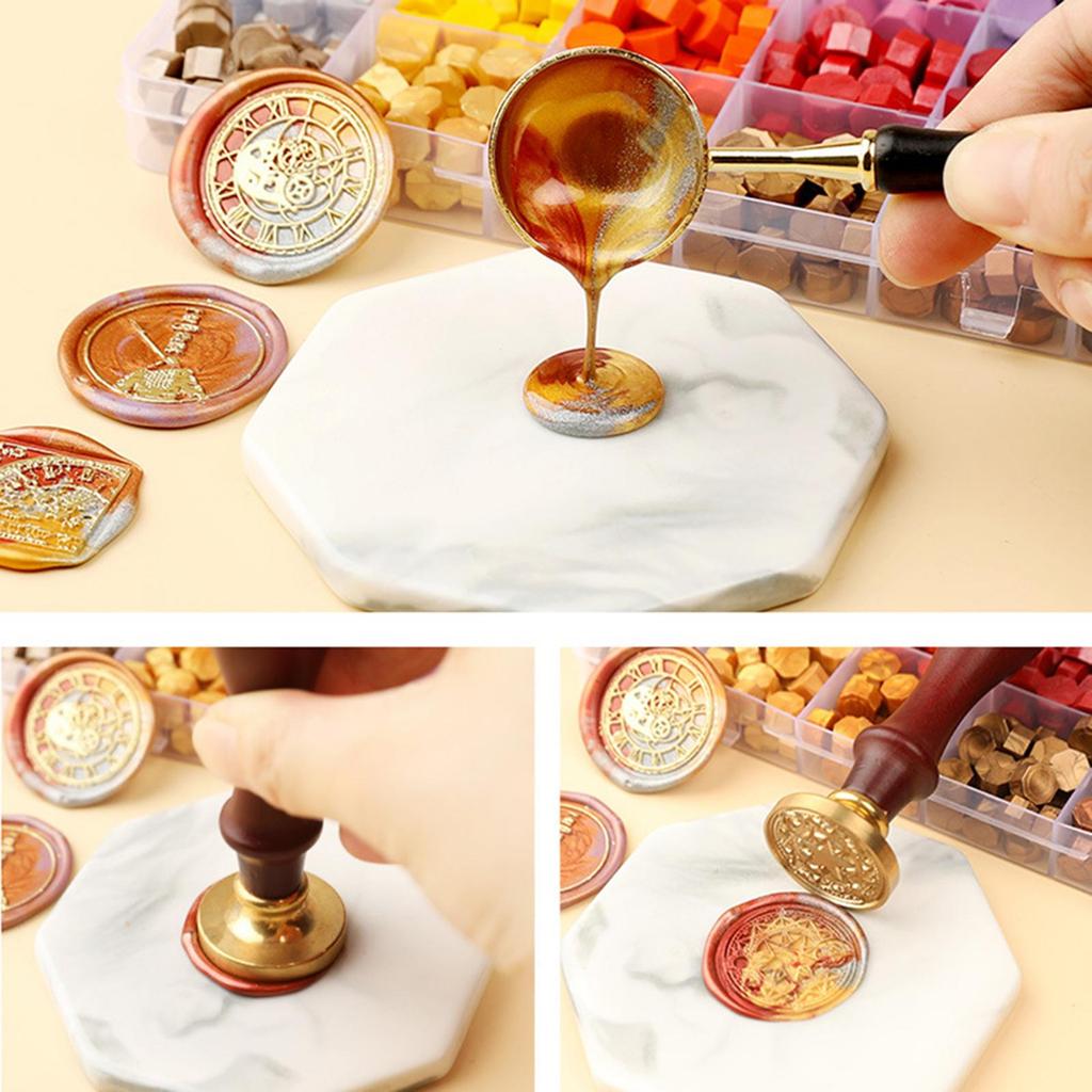 200/600PCS Octagonal Wax Beads Premium Wax Beads Letters Cards Wax Seal Postage