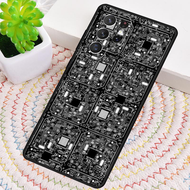 Силиконовый чехол для телефона с печатной платой внутри Для Samsung Galaxy note 10 pro S26 S25 S24 S23 S22 S21 Plus S25Ultra Capa Чехол