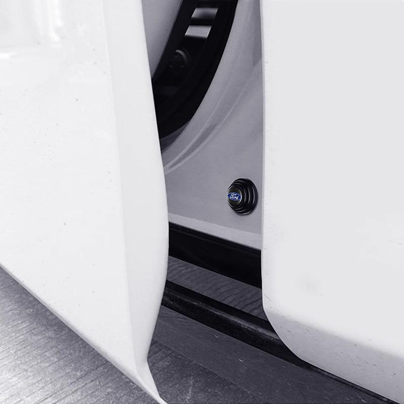 AKO1 Car Door Shock Absorber Buffer Protective Stickers Soundproof Rubber Pads For Ford Ranger Focus Kuga Mustang Mondeo Fusion Esco
