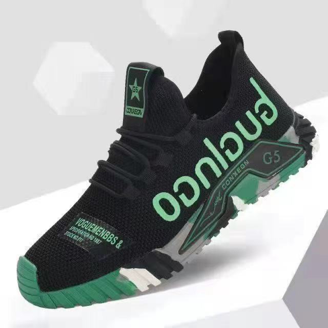 Новая корейская версия повседневной спортивной обуви спортивные кроссовки из летучего трикотажа удобные и нескользящие повседневные мужские кроссовки модные универсальные мужские кроссовки