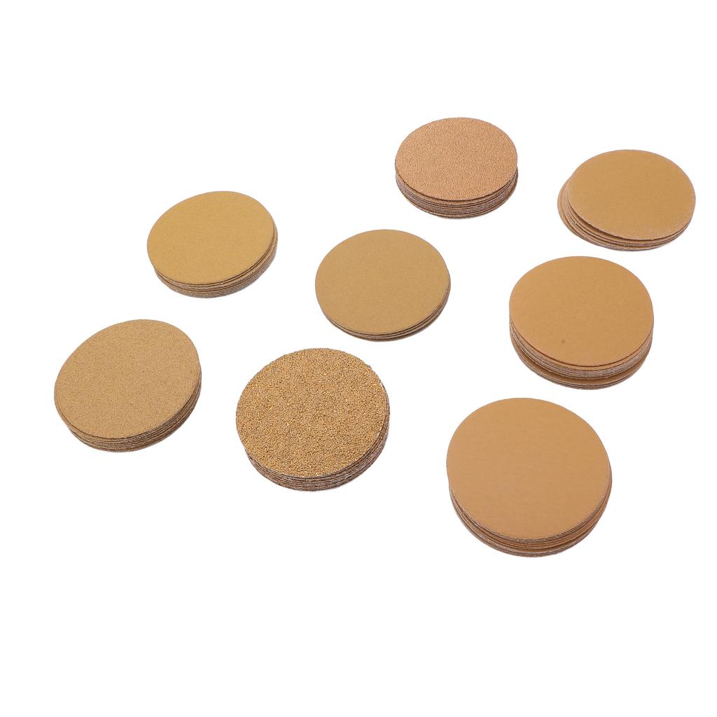 3 Inch Sanding Discs Hook and Loop Sanding Pads 40 To 800 Grit Sandpaper Discs for Woodworking and