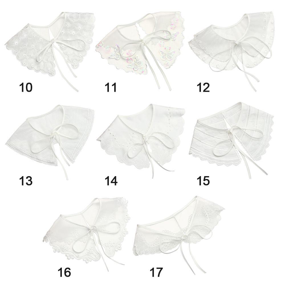 Одежда, шаль, украшение, съемный накладной воротник, лацкан, половина рубашки, кружевной искусственный воротник, мини-накидка