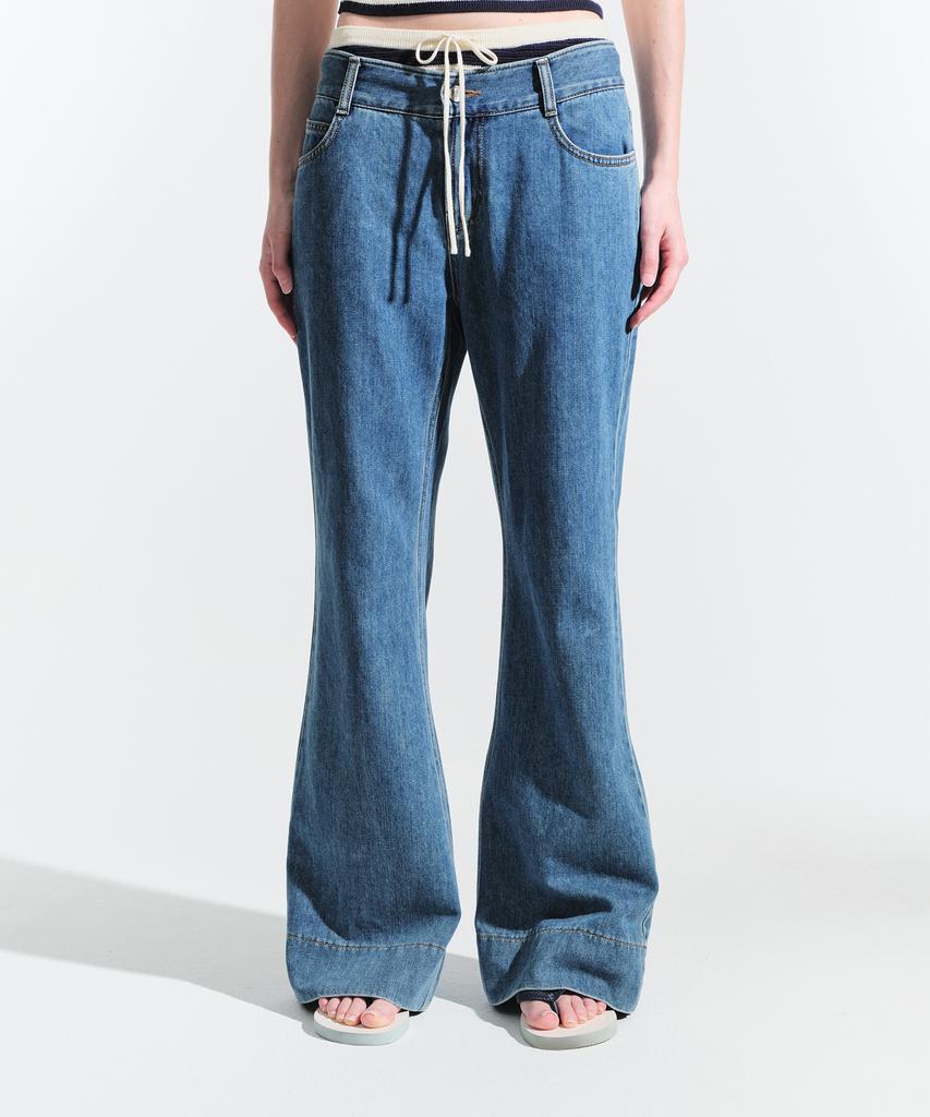 GROVE Noa Denim Pants (Deep Blue)