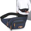 Wear-resistant Men Chest Bag Large Capacity Sports Walking Bag Zipper Mobile Waist Bag Sport