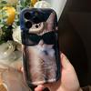 Cool Cat Relif Ins Shockproof Phone Case For Iphone 14promax 14 Pro Max Plus 13 11 12 Promax Protector Cartoon Cute Back Cover