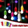 Portable LED Pull Cord Light Bulb Outdoor Garden Camping Hanging LED Light Lamp