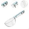 Spoon Ergonomic Handle Clear for Puppy Kitten with Scale Pet Food Measuring Cup Bag Clip