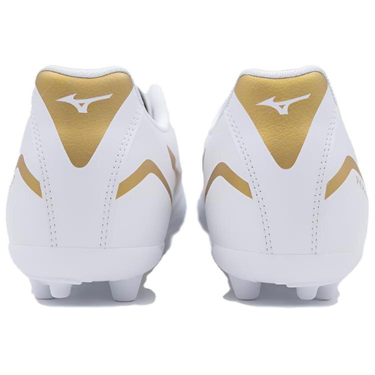 Mizuno Pro AS Удобные Универсальные Новые Низкие AG (Резиновые короткие шипы) Прочные Дышащие Футбольные Кроссовки Мужские кроссовки Белый Платиновый P1GA239307