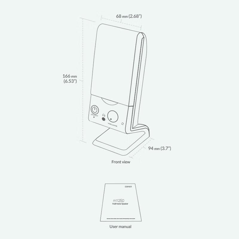 Edifier R12U Compact 2.0 USB Desktop Speakers