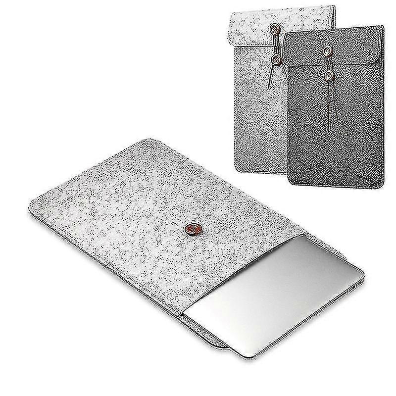 Wool Felt Soft Envelope Pouch Bag Laptop Sleeve Cover For 11/13/15 Inch Macbook
