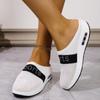 Fashion 2024 New Summer Women's Slippers Wedge Air Cushion Casual Half Support Breathable Fashion Casual Shoes for Women Zapatos