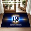 Crystal Velvet Square Rug Custom NameWest Bromwich Albion Pattern Non Slip Home Floor Decor Rug