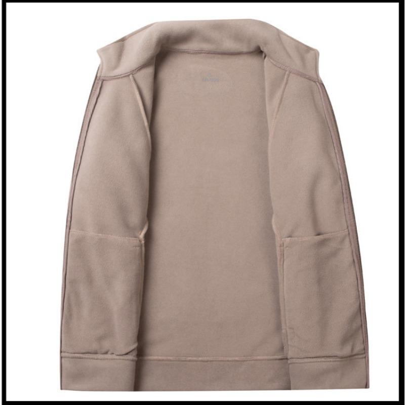 Новая осенне-зимняя мужская куртка из флиса, утолщенная повседневная куртка в корейском стиле, модная повседневная куртка большого размера для мужчин