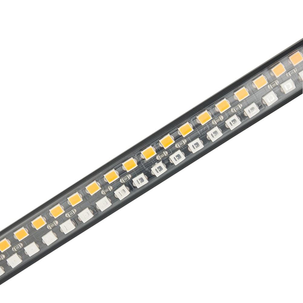 Motorcycle Strip Lights Turn Signal Replacement LED DC 12V Red+Yellow 20cm