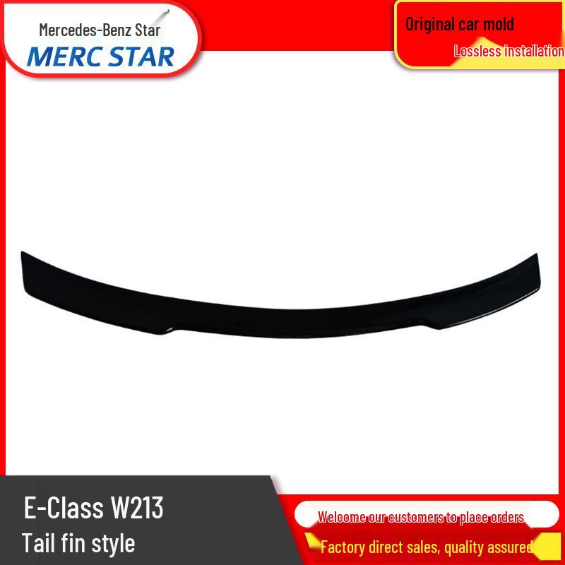 AMG Style Spoiler Wing for 16-21 Mercedes-Benz E-Class W213, Punch-Free Installation