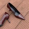 Брендовые дизайнерские винтажные женские туфли Мэри Джейн, модные туфли с острым носком, лаконичные туфли на высоком каблуке, классические туфли Zapatos De Mujer