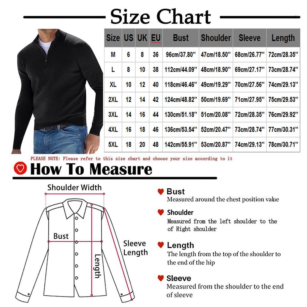Men's Casual Classic Zipper High Neck Solid Color Slim Knitted Pullover