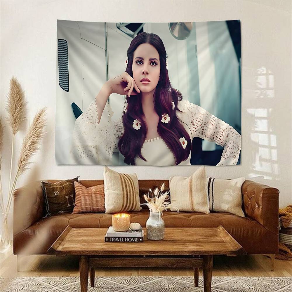 LLana Del Rey Music Character Album Hanging Bohemian Tapestry Bohemian Wall Tapestries Mandala Cheap Hippie Wall Hanging